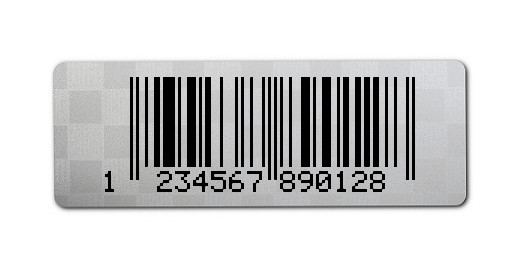 Universaletiketten Material:Siegeletikett Größe:36x13mm Kopfzeile:"ohne" Barcode:EAN 13 Stellenanzahl:13-stellig Ausführung:3 Etiketten pro Nummer Etiketten je Rolle:300