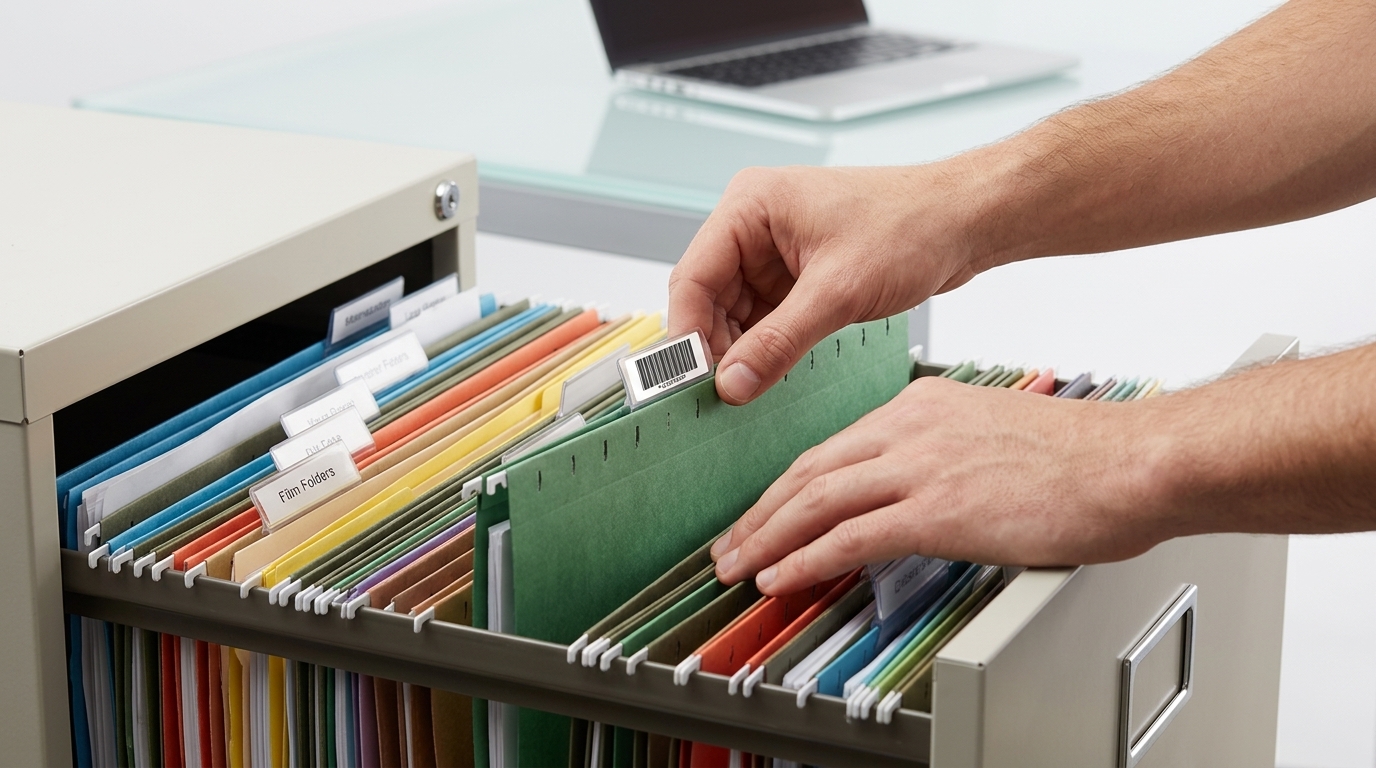Dokumentenarchivierung mit Barcode-Etiketten