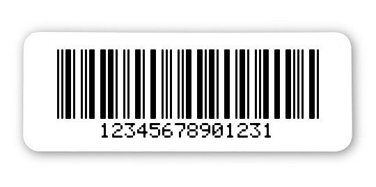Archivierungsetiketten Material:ThermoTop Größe:40x15mm Kopfzeile:"ohne" Barcode:2a5 mit Prüfziffer Stellenanzahl:14-stellig Menge:1000
