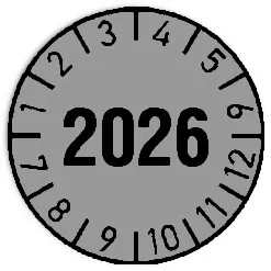 Produktbild: Jahres-Prüfplaketten - Durchmesser: 20mm