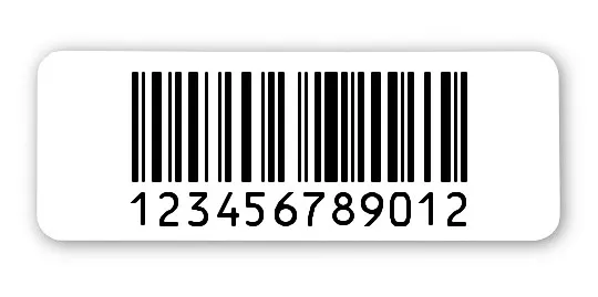 Archivierungsetiketten Material:ThermoTop Größe:40x15mm Kopfzeile:"ohne" Barcode:128C Stellenanzahl:12-stellig Menge:1000