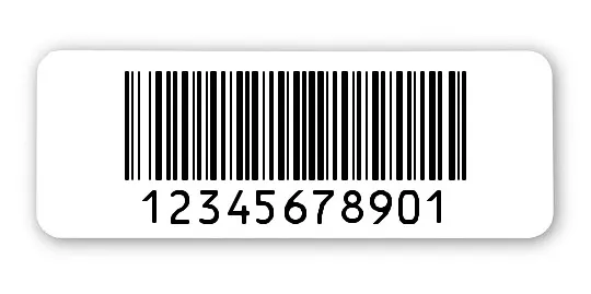 Archivierungsetiketten Material:ThermoTop Größe:40x15mm Kopfzeile:"ohne" Barcode:128B Stellenanzahl:11-stellig Menge:1000