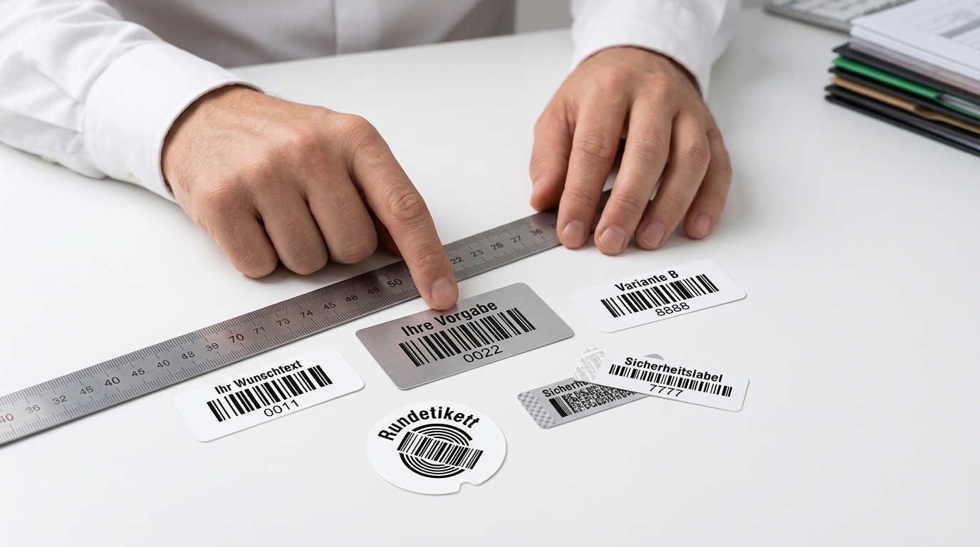 Das richtige Barcode-Etikett finden