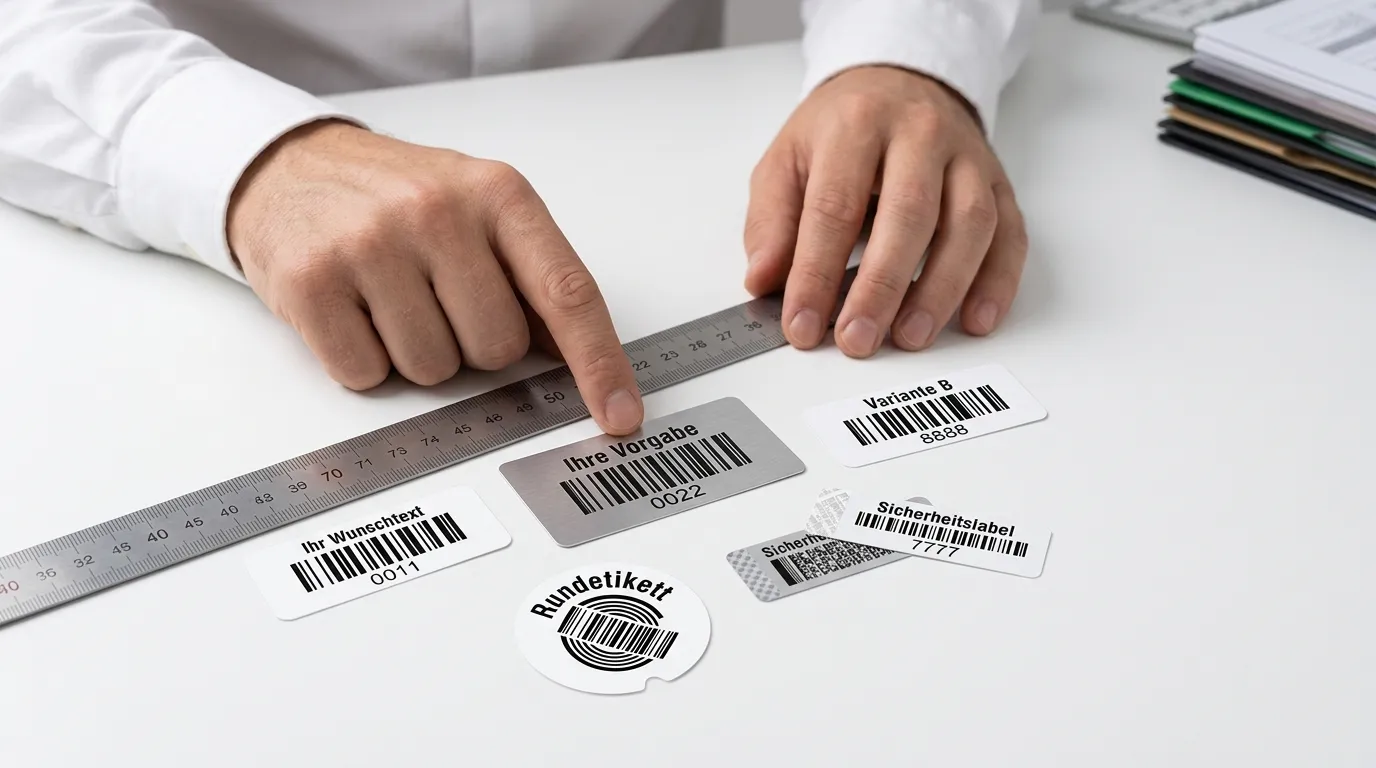 Das richtige Barcode-Etikett finden