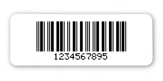 Archivierungsetiketten Material:ThermoTop Größe:40x15mm Kopfzeile:"ohne" Barcode:2a5 mit Prüfziffer Stellenanzahl:10-stellig Menge:1000