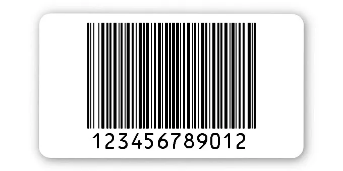 Archivierungsetiketten Material:ThermoTop Größe:45x25mm Kopfzeile:"ohne" Barcode:128B Stellenanzahl:12-stellig Menge:1000