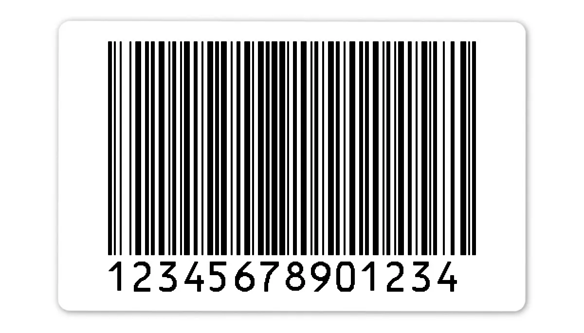 Palettenetiketten Material:Folie weiß Größe:80x50mm Kopfzeile:"ohne" Barcode:128B Stellenanzahl:14-stellig Ausführung:1 Etikett pro Nummer Etiketten je Rolle:300