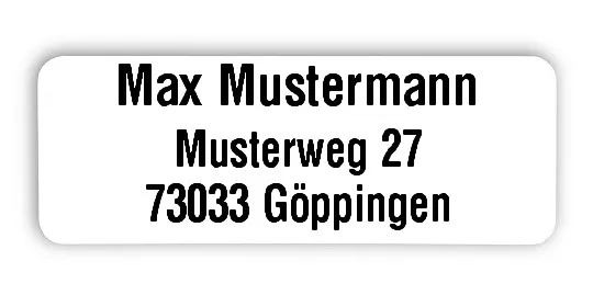 Textiletiketten Material:Patch Größe:40x15mm Kopfzeile:"Ihr Wunschtext" Barcode:ohne Stellenanzahl:ohne Ausführung:1 Etikette pro Nummer Menge:1000