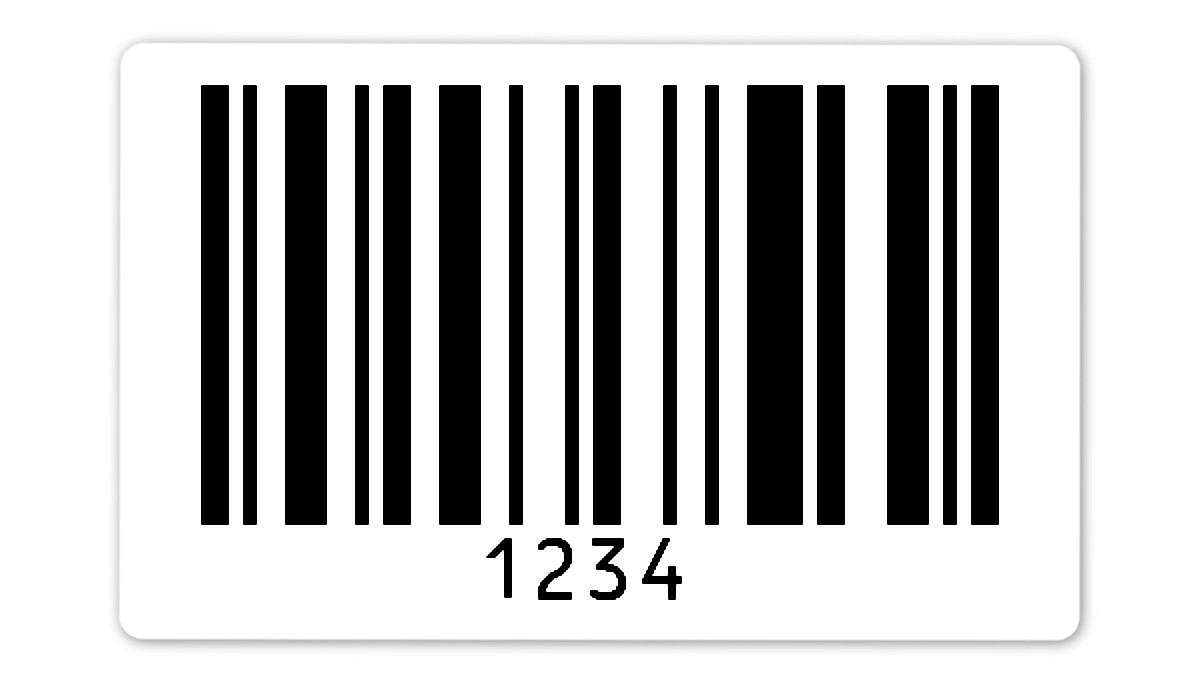 Palettenetiketten Material:Folie weiß Größe:80x50mm Kopfzeile:"ohne" Barcode:128C Stellenanzahl:4-stellig Ausführung:2 Etiketten pro Nummer Etiketten je Rolle:300