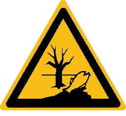 Produktbild:Warnhinweise Material:Folie gelb Größe:Kantenlänge 25mm Kopfzeile:"ohne" Barcode:ohne Stellenanzahl:ohne Ausführung:1 Etikett pro Nummer Etiketten je Rolle:300