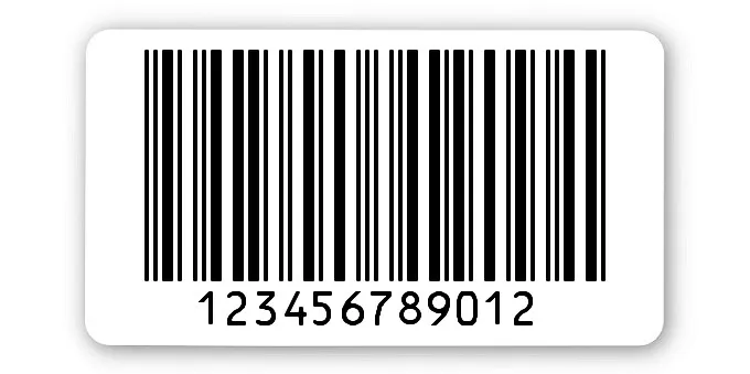 Archivierungsetiketten Material:ThermoTop Größe:45x25mm Kopfzeile:"ohne" Barcode:2a5 interleaved Stellenanzahl:12-stellig Menge:1000