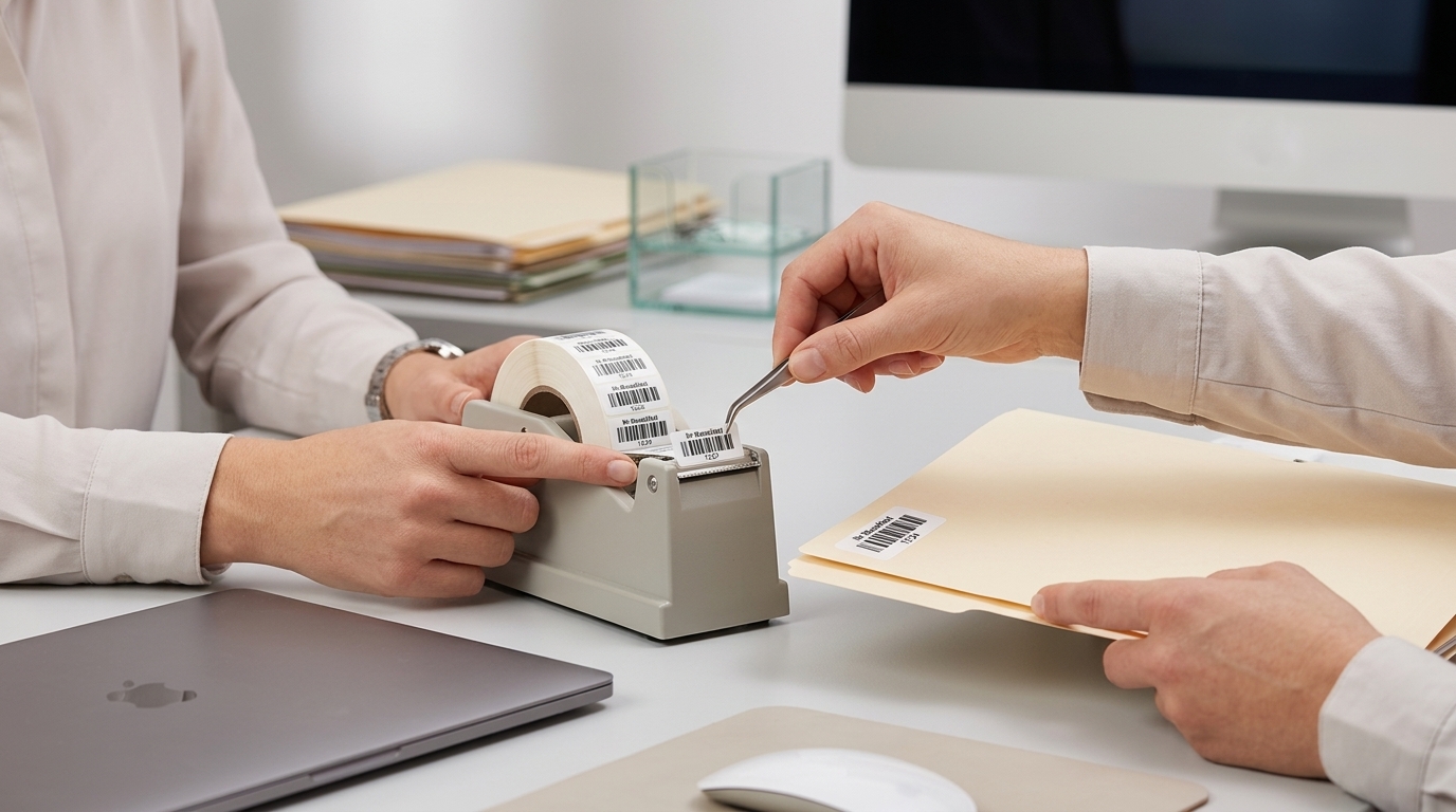 Etikettenspender – manuell & elektrisch