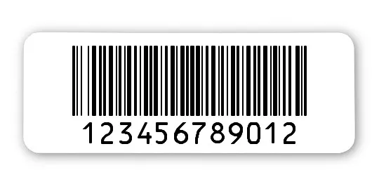 Archivierungsetiketten Material:ThermoTop Größe:40x15mm Kopfzeile:"ohne" Barcode:128B Stellenanzahl:12-stellig Menge:1000