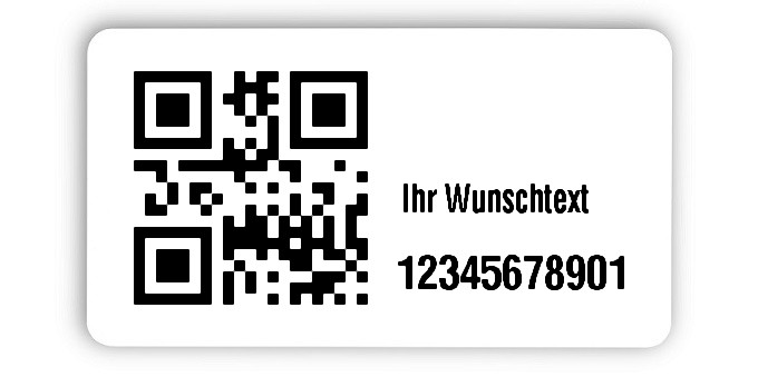 Universal Qr Code Etiquetas de inventario Universal QR code | Barcodeetiket...