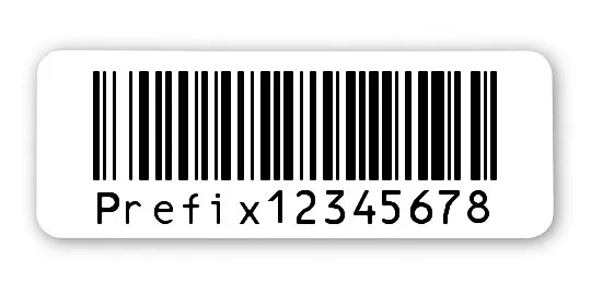 Archivierungsetiketten Material:ThermoTop Größe:40x15mm Kopfzeile:"ohne" Barcode:128B Stellenanzahl:8-stellig Sonderetikett:Uncodierter Präfix Menge:1000