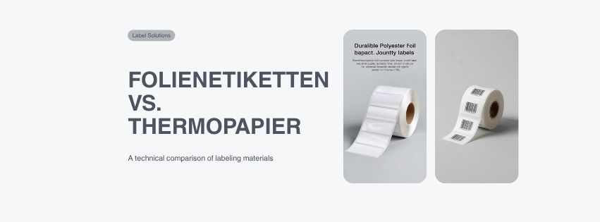 Folienetiketten und Thermopapier-Etiketten im Vergleich