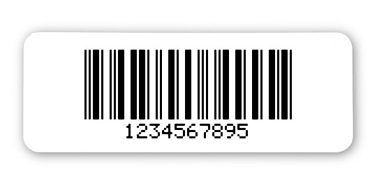 Archivierungsetiketten Material:ThermoTop Größe:40x15mm Kopfzeile:"ohne" Barcode:2a5 mit Prüfziffer Stellenanzahl:10-stellig Menge:1000