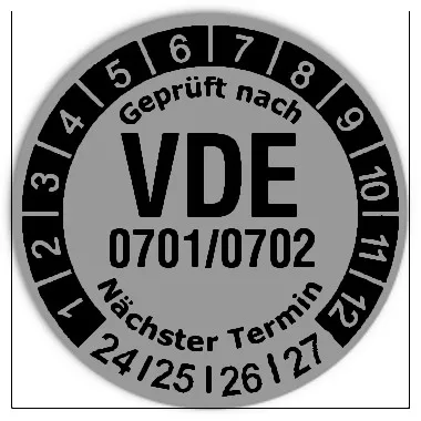 Prüfplaketten VDE 0701/0702