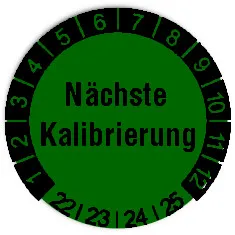 Produktbild:Datum Prüfetikett Material:Folie grün Größe:Ø 20mm Nächste Prüfung:2022 Barcode:ohne Stellenanzahl:ohne Ausführung:1 Etikett pro Nummer Etiketten je Rolle:300