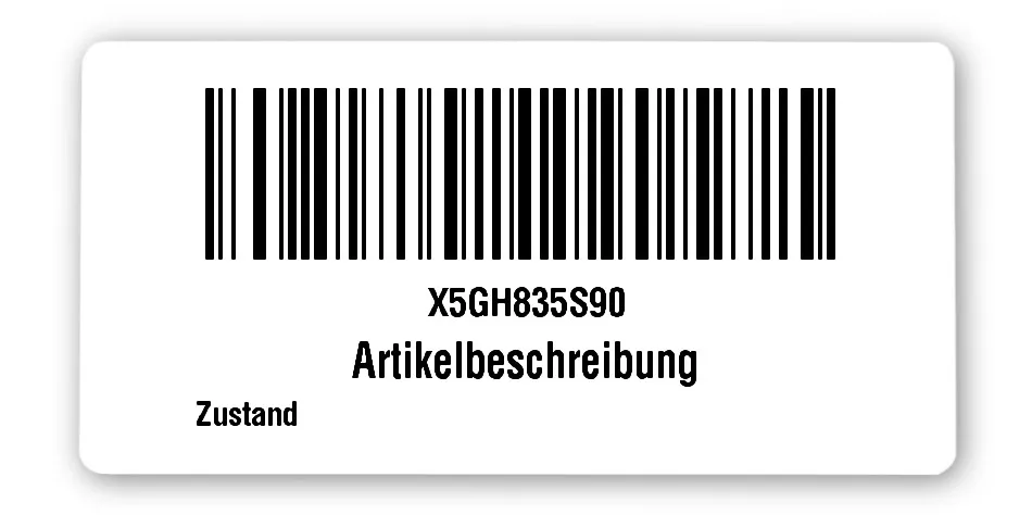 FNSKU Etiketten Material:Polyethylen-Folie hochglänzend weiß Größe:68x34mm Vorgabeliste:Mit Vorgabeliste Barcode:128B Stellenanzahl:10-stellig Ausführung:1 Etikette pro Nummer Menge:500