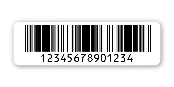 Archivierungsetiketten Material:ThermoTop Größe:50x15mm Kopfzeile:"ohne" Barcode:Code 39 ohne Prüfziffer Stellenanzahl:14-stellig Ausführung:1 Etikette pro Nummer Menge:1000