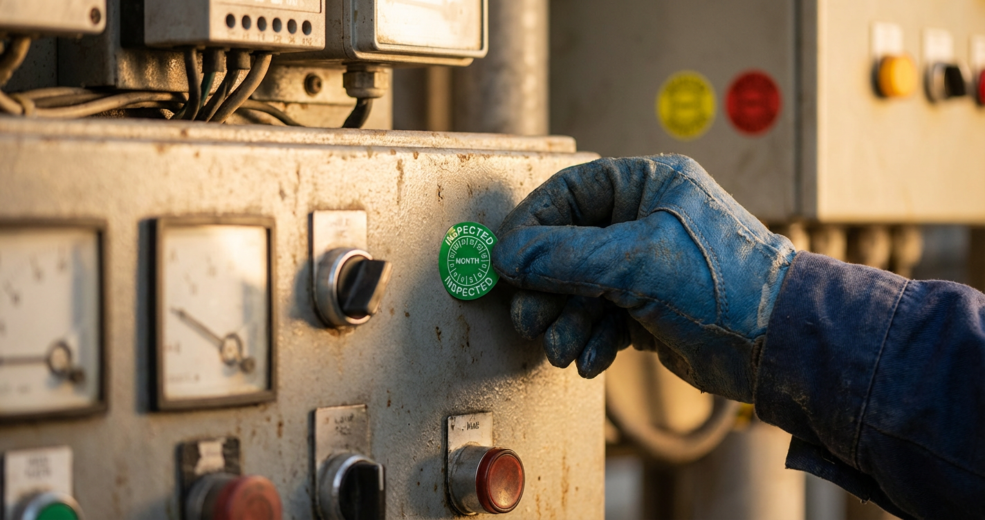 Prüfplaketten richtig anbringen und lesen