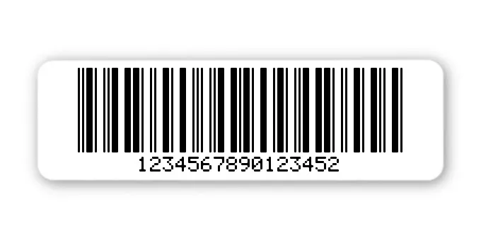 Archivierungsetiketten Material:ThermoTop Größe:50x15mm Kopfzeile:"ohne" Barcode:2a5 mit Prüfziffer Stellenanzahl:16-stellig Ausführung:1 Etikette pro Nummer Menge:1000