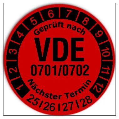 Prüfplaketten VDE 0701/0702