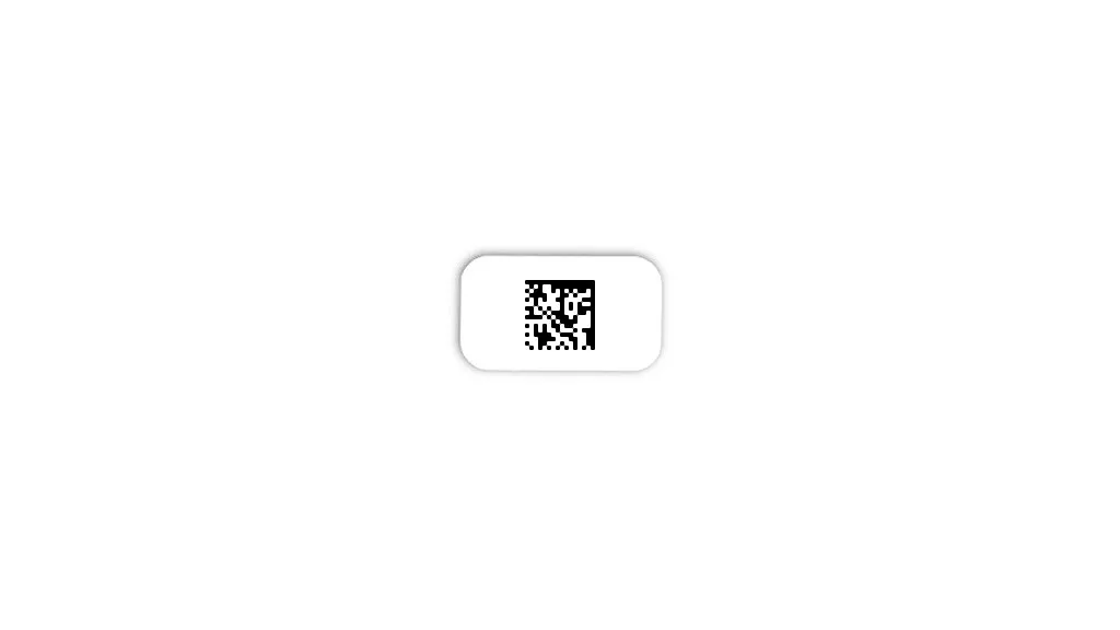 Universaletiketten Material:Folie weiß Größe:14x8mm Kopfzeile:"ohne" Barcode:DataMatrix Stellenanzahl:10-stellig Sonderetikett:Ohne Klartext Etiketten je Rolle:100
