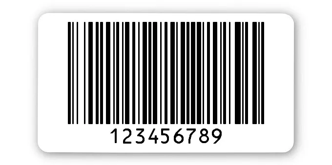 Archivierungsetiketten Material:ThermoTop Größe:45x25mm Kopfzeile:"ohne" Barcode:128B Stellenanzahl:9-stellig Menge:1000