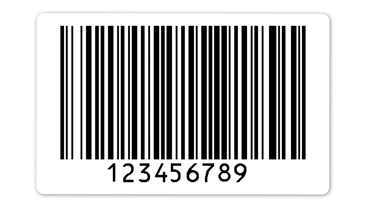 Palettenetiketten Material:Folie weiß Größe:80x50mm Kopfzeile:"ohne" Barcode:128B Stellenanzahl:9-stellig Ausführung:1 Etikett pro Nummer Etiketten je Rolle:300